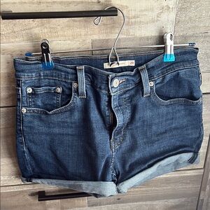 Women's Blue Denim Shorts